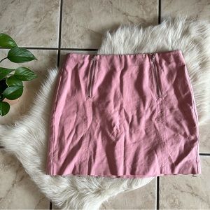 LOFT Zipper Miniskirt